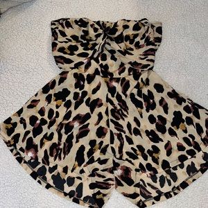 SHEIN CURVE XL strapless romper